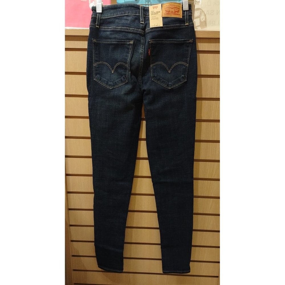 Levi's 721 Women's High-Rise Skinny Jeans Blue Story  0 m W25/L30 - Picture 2 of 6